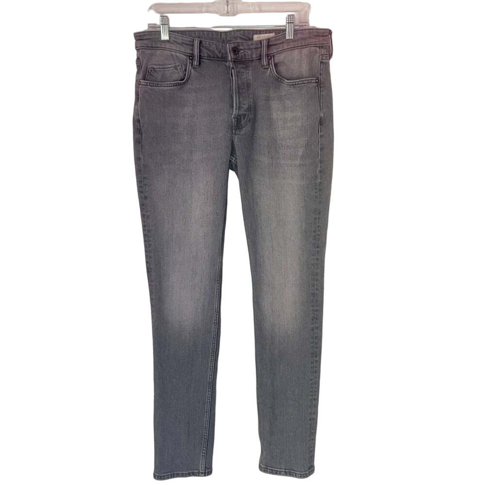 Allsaints Rex Slim Fit Black Jeans 32 Mens